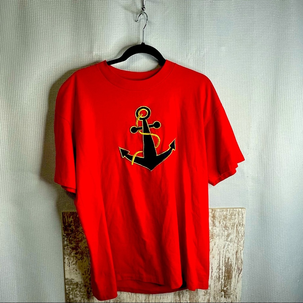 Vintage anchor shirt Size XL